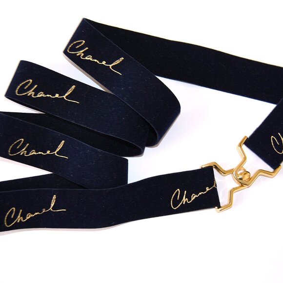 Salvage Chanel Ribbon Made Belt - Picture 6 of 6